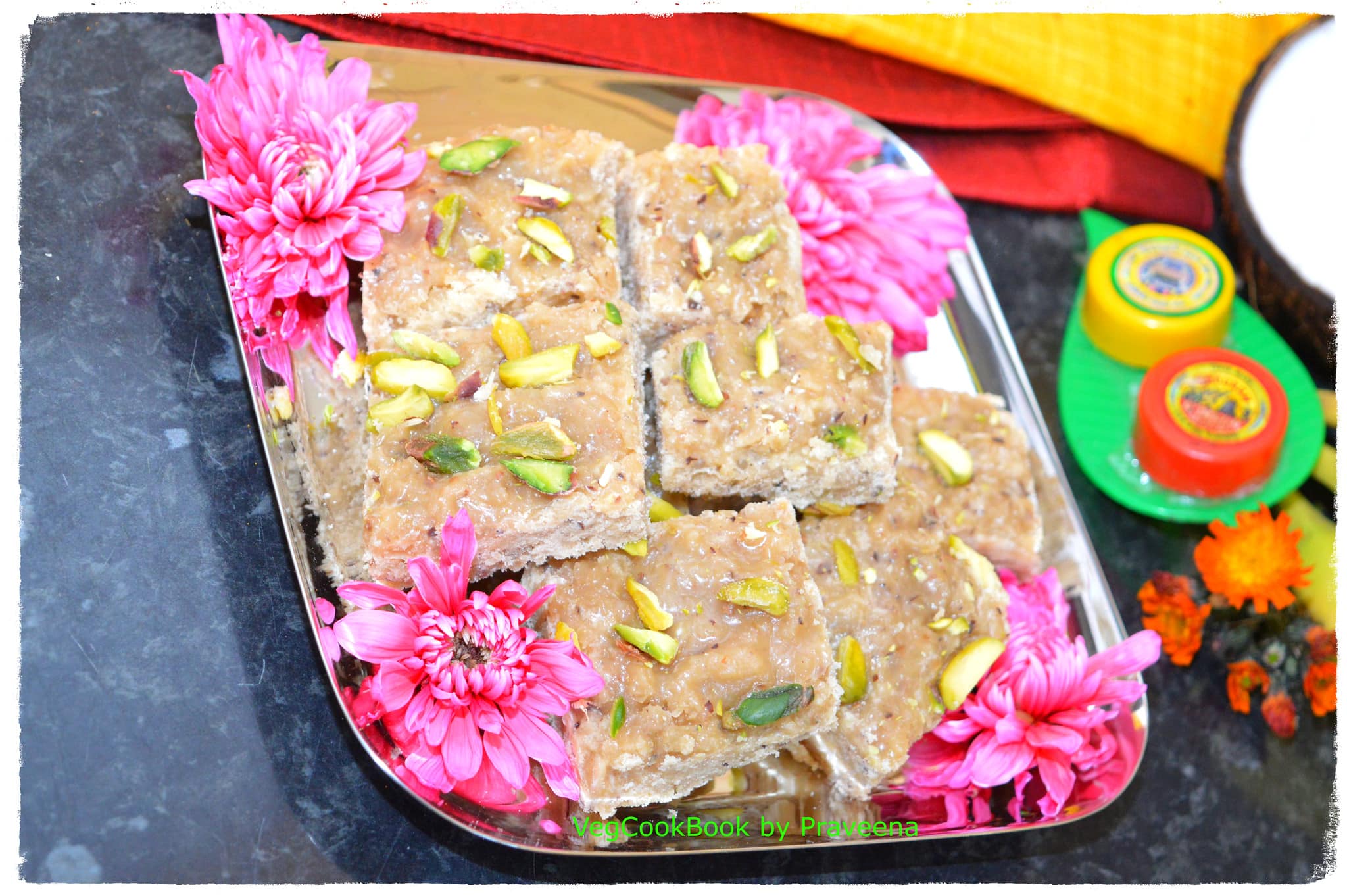 Fresh Coconut Fudge / Kobbari Burfi