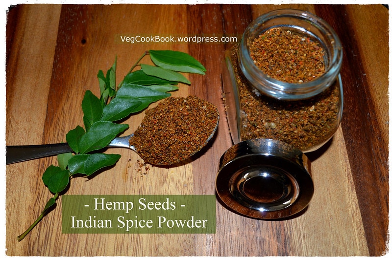 Hemp Seeds - Indian Spice Powder