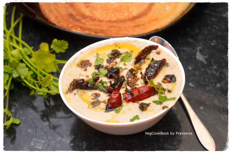 Instant Coconut Chutney for idli, dosa