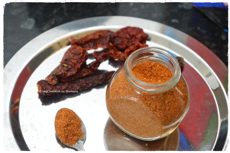 Spice Mix for Roasted Veg / Vepudu Karam Podi
