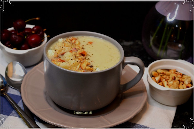 Creamy Cauliflower Vegan Soup