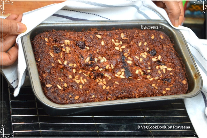 Cherry Banana Bread (Eggless)