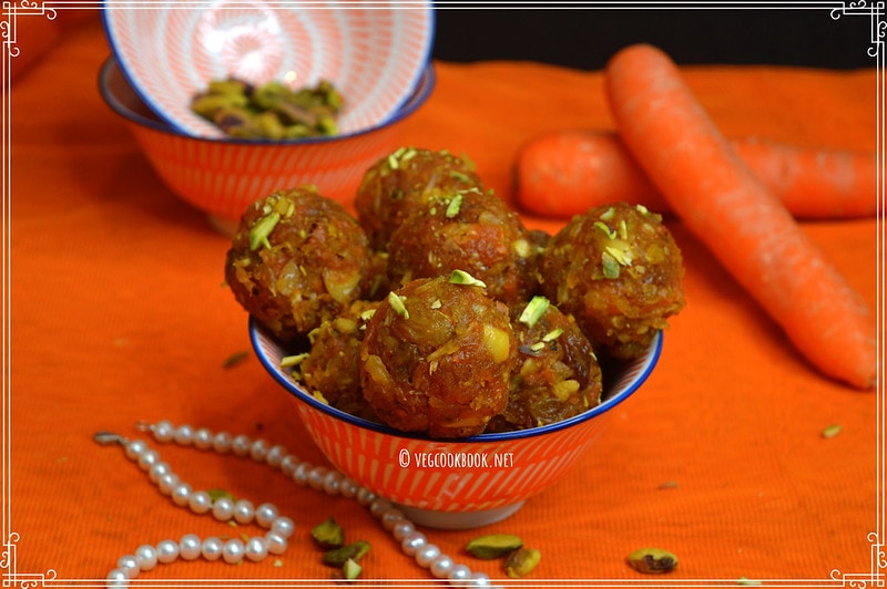 Carrot Coconut Ladoo / Sweet Treats