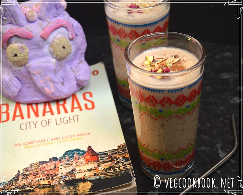Nuts and Dates Vegan Milkshake - VegCookBook by Praveena
