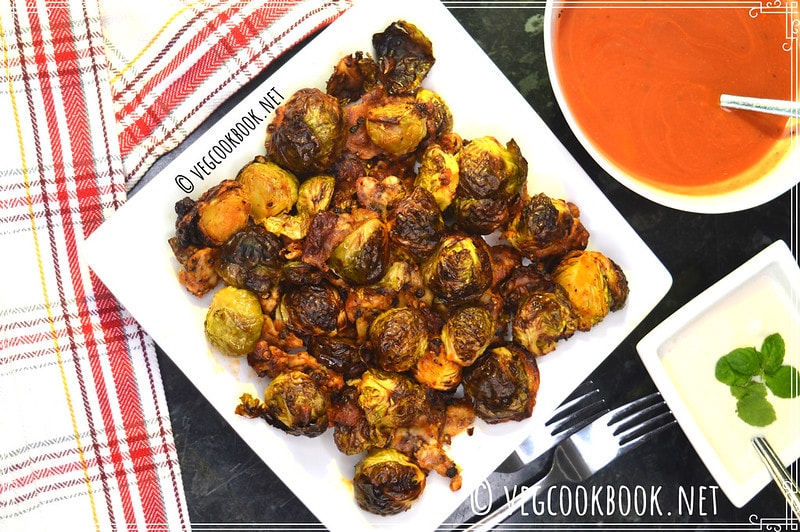 Crispy Cajun Roasted Brussels Sprouts in Air Fryer