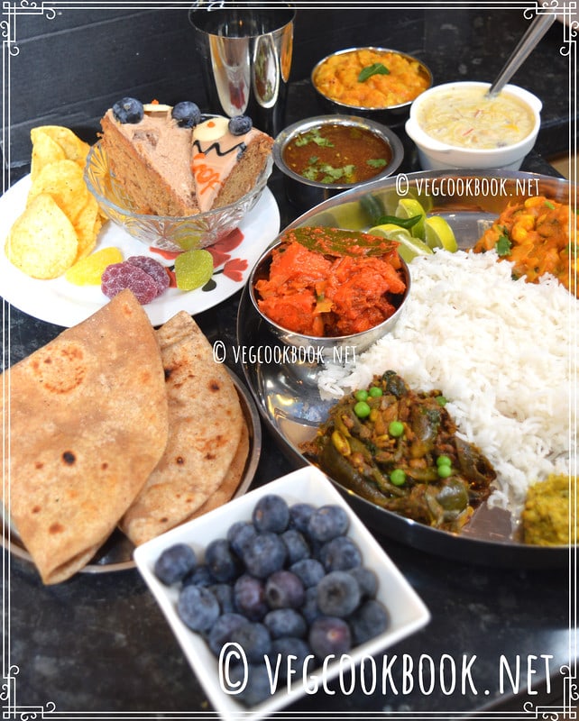 Vindhu Bhojanam / Festive Lunch - VegCookBook by Praveena