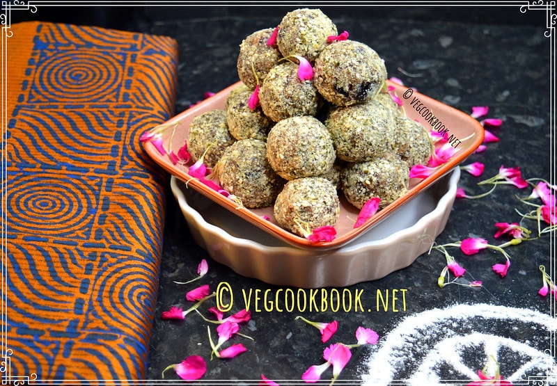 Super Healthy Dates Sesame Pumpkin Seeds Protein Balls VegCookBook by